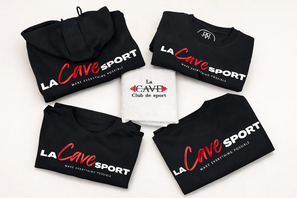 T-shirts sérigraphiés pour La Cave Sport